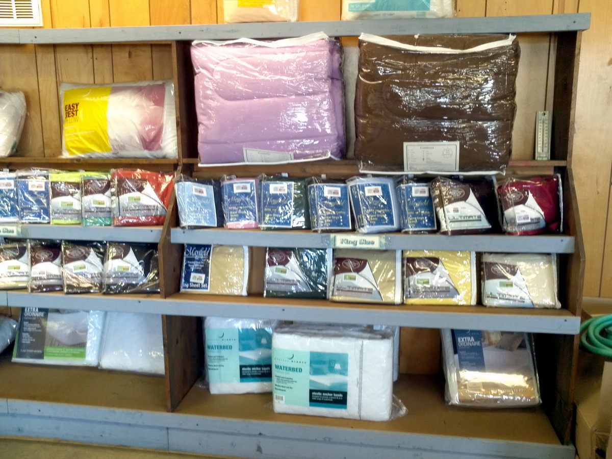 Linens & Coverings Darrell's Water Beds